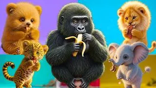 Thumbnail: 🦁Safari Animal Sounds Song | Nursery Rhyme for Kids - Learn Animal Names and Sounds