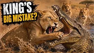 Thumbnail: The Predator Becomes The Prey | Lion Vs Crocodile Final Battle