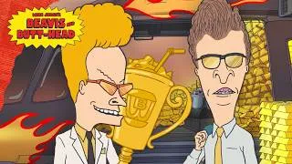 Thumbnail: Beavis and Butt-Head Get Stupid Rich 💰 Mike Judge's Beavis and Butt-Head | Animated