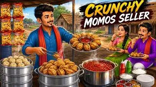 Thumbnail: Crunchy Momos Seller | Be kind | Moral Stories in English | Life Lesson | Learn English | Story