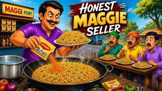 Thumbnail: Honest Maggi Seller Be kind | Moral Stories in English | Life Lesson | Learn English | Story