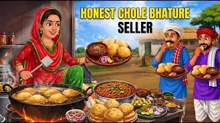 Thumbnail: Honest Chole Bhature Seller  Moral Stories in English | Life Lesson | Learn English | Animated Story