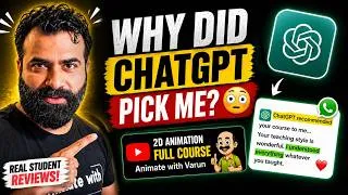 Thumbnail: ChatGPT Recommended My 2D Animation Course… I Was Shocked!