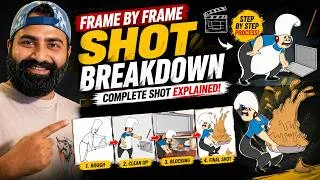 Thumbnail: Frame by Frame Animation Shot Breakdown ll Complete Animation Process