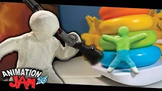 Thumbnail: Hiding in MECCHA CHAMELEON | Stop-Motion Animation
