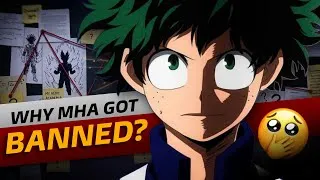 Thumbnail: Why My Hero Academia Got BANNED? 😱 | Shocking Truth + New Season Update (Hindi Documentary)