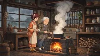 Thumbnail: A Rainy Weekend at Grandma's House 👵🌧️ | Cozy Anime ASMR (No Talking)