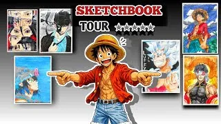 Thumbnail: “SKETCHBOOK TOUR ✨ My Art Journey Pt.1 #sketchbook #animeart #anime