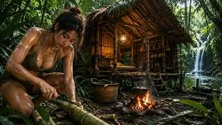 Thumbnail: I Survived 100 Days Alone in the Jungle – Building the Ultimate Survival Shelter (Full Movie)