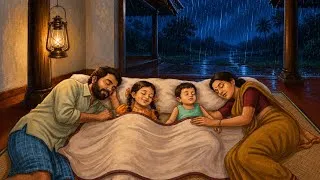 Thumbnail:  🌧️ Ghibli Inspired ASMR | Peaceful South Indian Monsoon Night at a Cozy Village Farmhouse 🏡