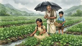 Thumbnail: Cozy Monsoon Rain in a Peaceful 90's South Indian Hills Village 🌧️ | Rain Ambience & Nature Sounds