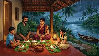 Thumbnail: Rainy Night in a South Indian Riverside Village | Fishing, Fish Curry & Cozy Family Moments