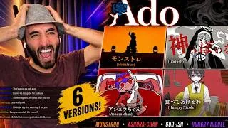 Thumbnail: Musician Reacts to Ado’s WILDEST Side Yet | Monstruo LIVE + Ashura-chan, God-ish & Hungry Nicole