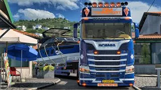 Thumbnail: Oversized Yacht Through Narrow Roads | #ets2