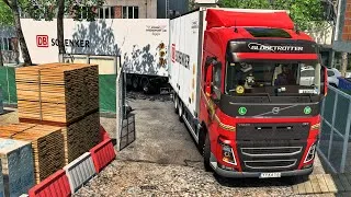 Thumbnail: Double Trailer Struggles on Narrow Roads | #ets2