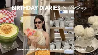 Thumbnail: Vlog🍨: turning 25, pottery session, meetup with friends, cafe hopping in Shillong etc.