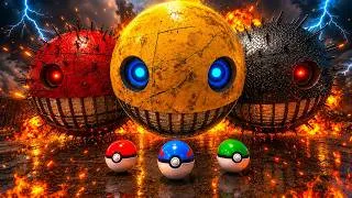 Thumbnail: MS PACMAN & NEW RED PACMAN VS TWO YELLOW MONSTER PACMAN FIGHTING IN POKEMON #2026 GIANT BOSS !!!