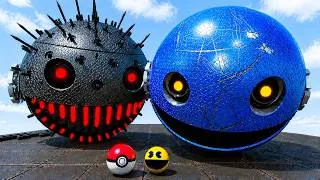 Thumbnail: MS PACMAN & NEW RED PACMAN VS TWO YELLOW MONSTER PACMAN FIGHTING IN POKEMON #2026 GIANT BOSS !!!