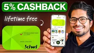 Thumbnail: Is KIWI the Best RuPay Cashback Credit Card of 2026? (LONG TERM Review) Apply Benefits Lifetime Free