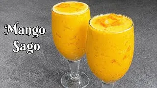 Thumbnail: Mango Sago Drink | Mango Sago Dessert Recipe | Mango Tapioca Recipe