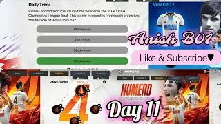 Thumbnail: | FC Mobile 26 Week 2 Numero 4 Daily Training | Numero Day 11 Daily Trivia | #fc26 #fcmobilegameplay