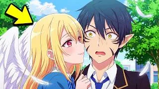 Thumbnail: Demon Boy Accidentally Rizzes Enemy Angel Girl & Likes It