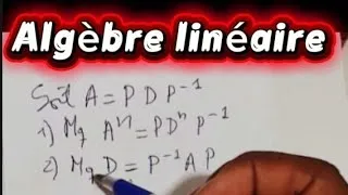 Thumbnail: Diagonalisation des matrices carrées : démonstration par récurrence 