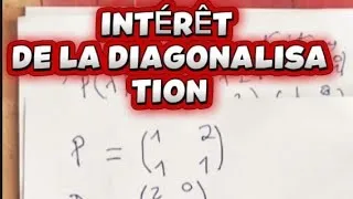 Thumbnail: Diagonalisation des matrice carrées.  Algèbre linéaire 