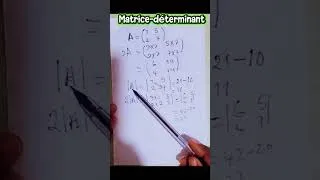 Thumbnail: La différence entre une matrice et un déterminant 