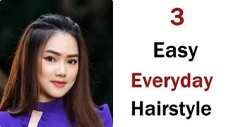 Thumbnail: 3 Easy Everyday New Hairstyle - Beautiful Hairstyle | Hairstyle for Jeans Top | HAIRSTYLE GIRL
