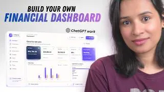 Thumbnail: Lets build a Personal Finance Dashboard using ChatGPT Work   Download my prompt!