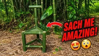 Thumbnail: *"DIY Bamboo Chair Hack – So Amazing You'll Say ‘SACH ME AMAZING!’ 😲✨" #anjbamboocraft 