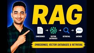Thumbnail: RAG Explained from First Principle | Embeddings, Vector Databases & Retrieval