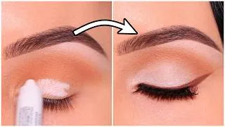 Thumbnail: Easy Soft Matte Glam Eyeshadow Look | Brown Crease, White Lid & Brown Liner