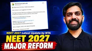 Thumbnail: NTA NEET 2027 Latest Update | NEET 2027 Latest Update by NTA | NEET UG 2027 latest News Today