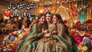 Thumbnail: 3 Saheliyon Ki Yadgar Shadi | Mehndi, Dance Aur Emotional Rukhsati | Beautiful Friendship Story