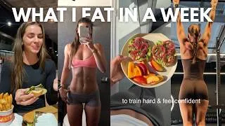 Thumbnail: HOW I FUEL FOR PERFORMANCE & STAY LEAN | A week of eating & training