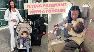 Thumbnail: Flying Pregnant with a Toddler! Not Let on The Plane? Suitcase Lost? ✈️