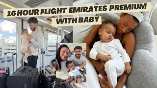 Thumbnail: 16 Hour Flight Pregnant with a 1 Year Old! -  Emirates Premium Economy ✈️