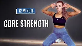 Thumbnail: 12 MIN Strong Core Tabata | No Repeat Floor Workout