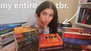 Thumbnail: every book I own but haven't read📚my physical tbr