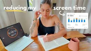 Thumbnail: replacing my screen time with hobbies & learning