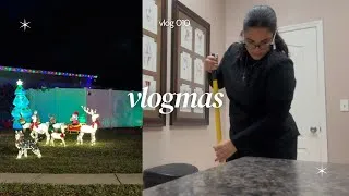 Thumbnail: Final Exams, Work, & Christmas Lights | Vlogmas Day 10 | 2025