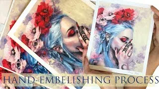 Thumbnail: Hand Embellished Prints Process
