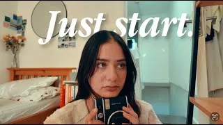 Thumbnail: watch this if you're struggling to start - a cinematic short movie filmed on dji osmo pocket 3