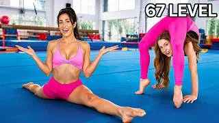 Thumbnail: Level 1 to 100 CRAZY Gymnastics Challenges! | Anna McNulty