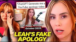 Thumbnail: Leah Ashe FAKE APOLOGY Gets DRAGGED By Fans This Is Crazy