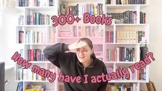 Thumbnail: Bookshelf Tour + Read vs Unread Count 👀📚