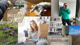Thumbnail: First Book Haul in 6 Months // Weekly Vlog