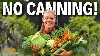 Thumbnail: The Lazy Gardener’s Guide to NOT Wasting Your Harvest (15 Easy Tips!)